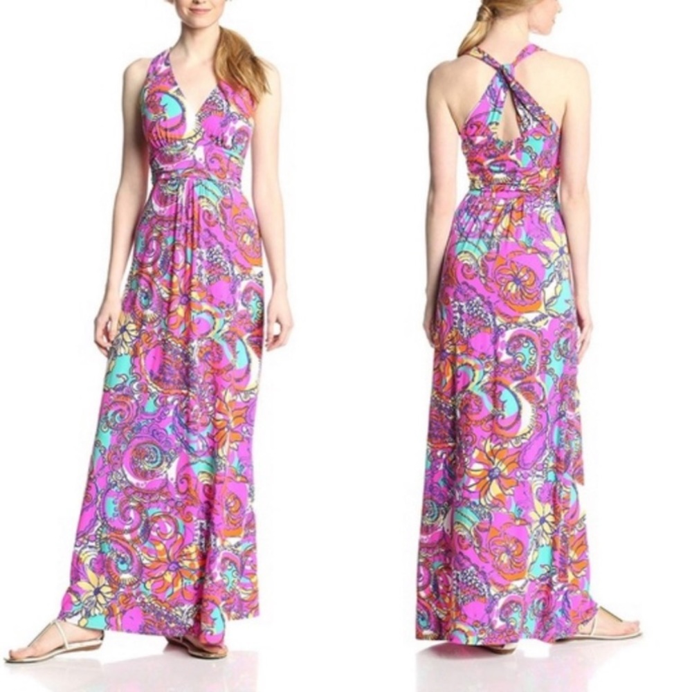 EUC Lilly Pulitzer Parrish  Maxi Dress